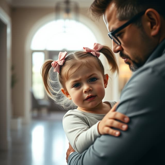 A Father Finds His Daughter Eating From A Dog Bowl