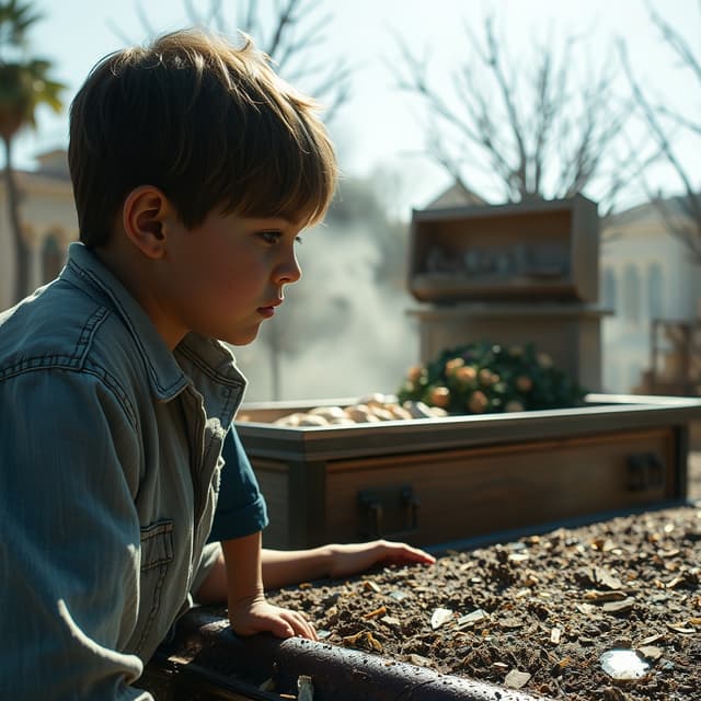 The Boy Broke the Casket to Save Her