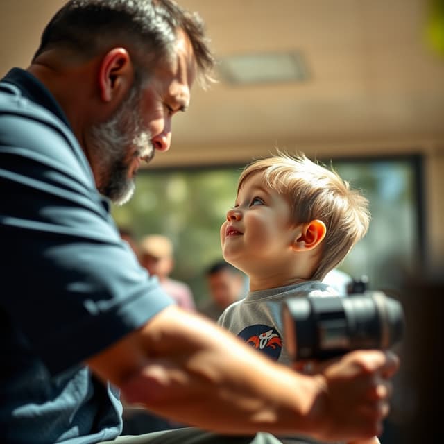 A Father Watched His Four Year Old Son Get Hit On Camera