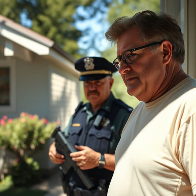 Dad Came Home With Police Just In Time To Save Us