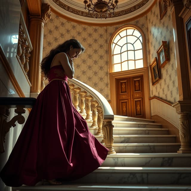 The Stepmother's Secret On The Marble Stairs