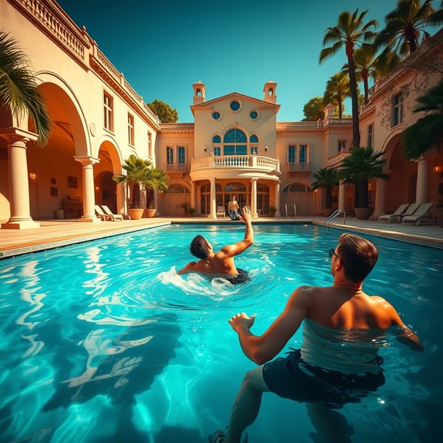 Thrown Into the Mansion Pool