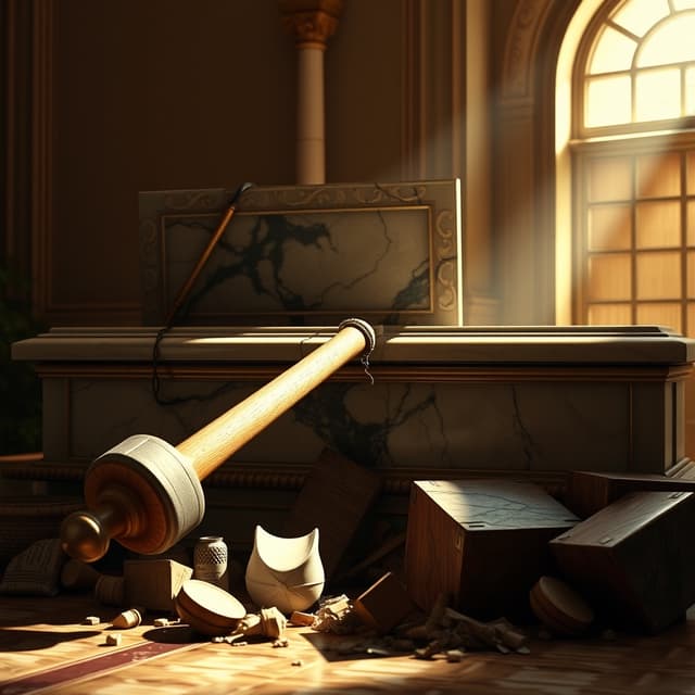 The Mallet That Shattered the Funeral Casket  The marble