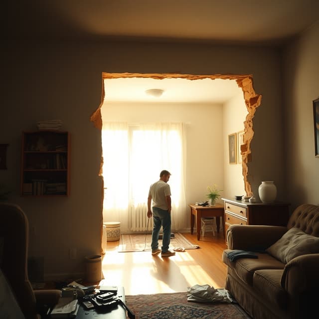 Secrets Hidden in the Drywall Reveal a Father's Lost Past