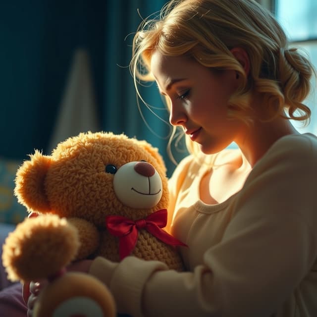 She Kept The Secret Teddy Bear Until He Found Her