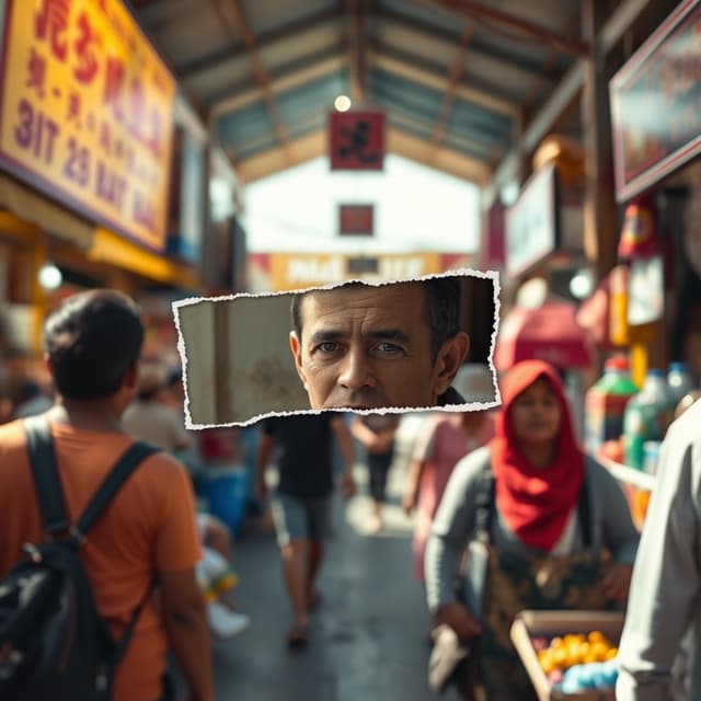 A Torn Photo in the Busy Market Revealed a Shocking Truth