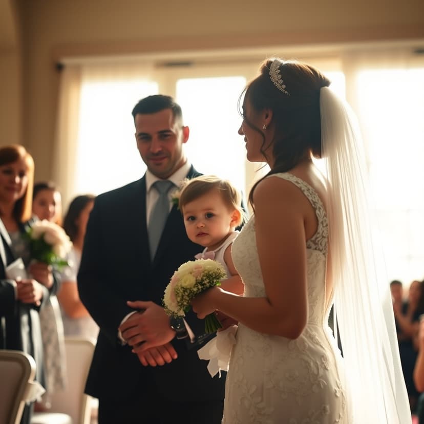 The Groom Protected A Crying Little Girl After His Bride Crossed The Line