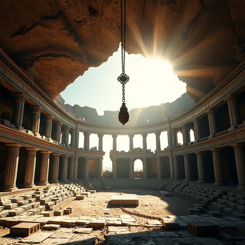 The Tattered Pendant and the Roman Arena