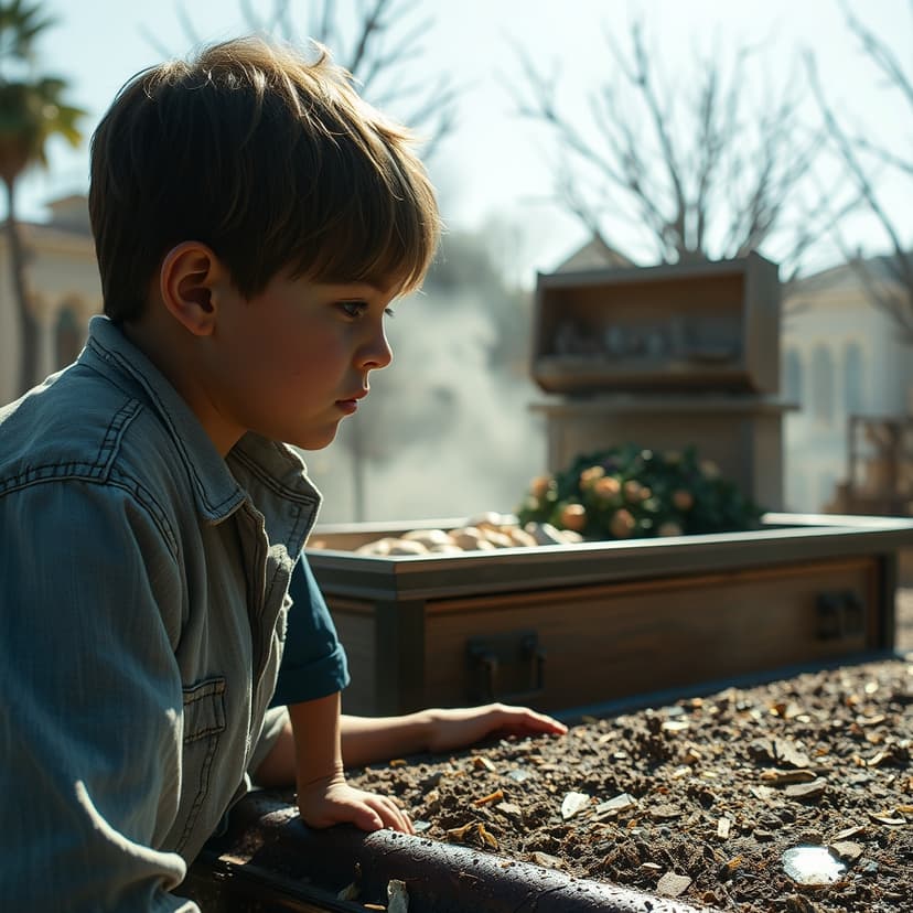The Boy Broke the Casket to Save Her