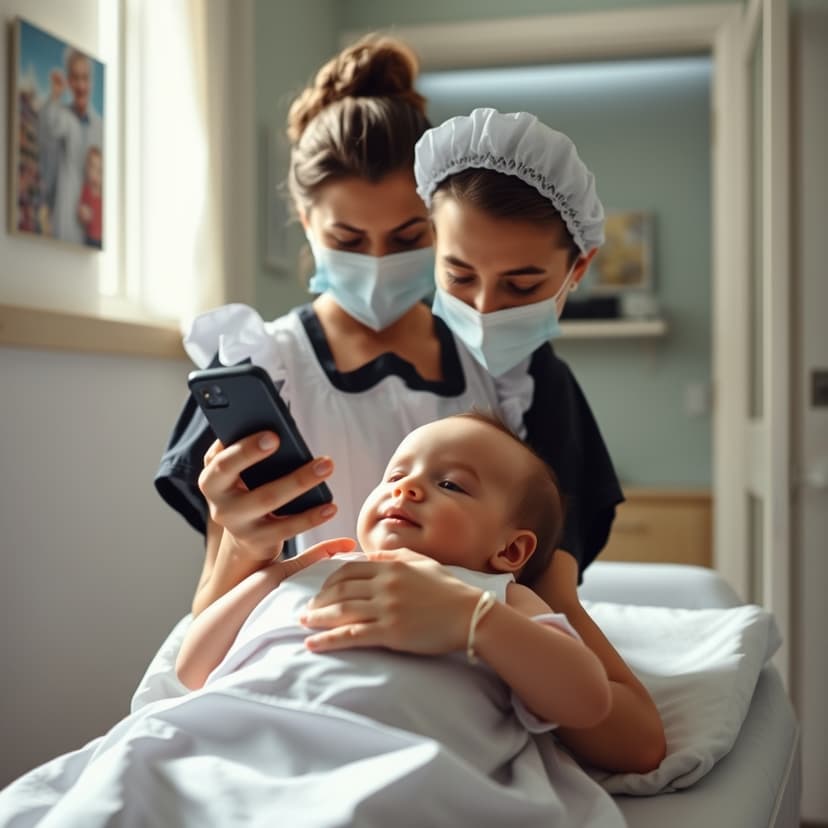 The Maid Kept Her Phone Recording When the Baby Was Pushed