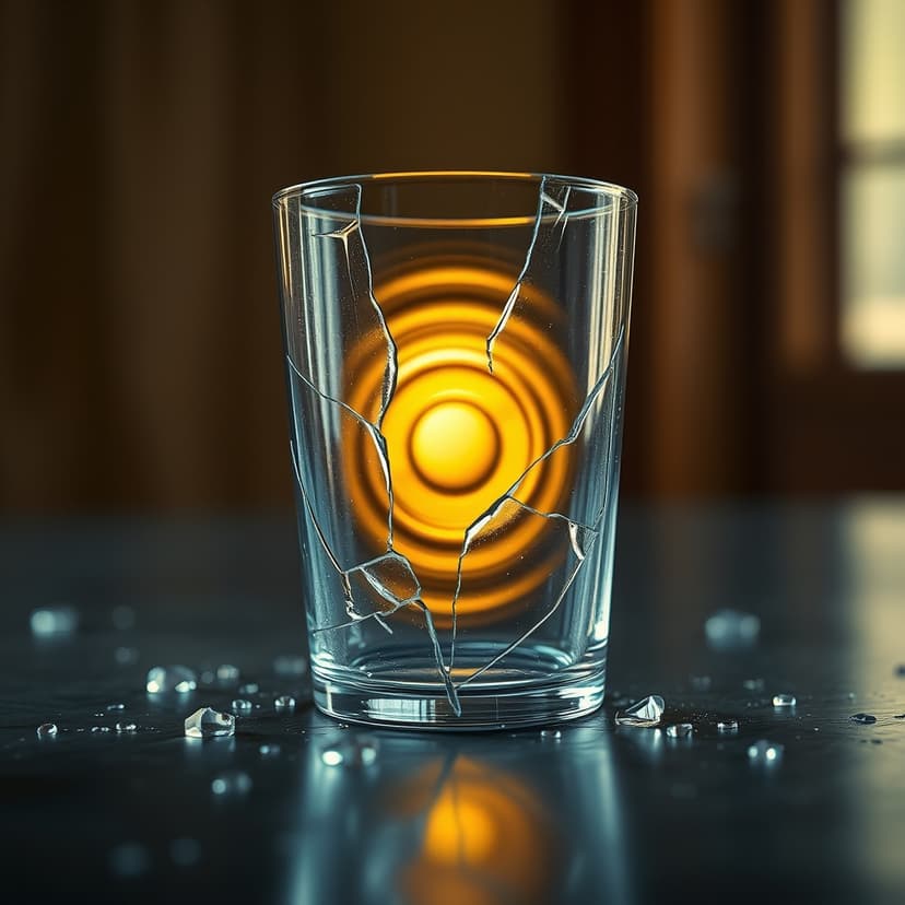 The Broken Glass and the Secret Inside the Golden Button