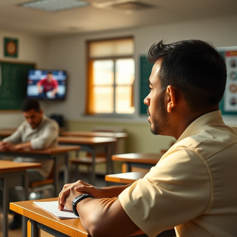 A Father Watched the Classroom Live Feed and Saw the Teacher Strike His Son