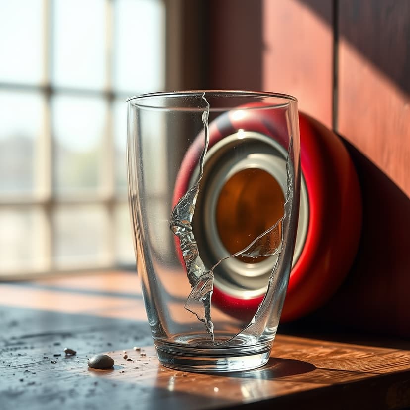 The Broken Glass and the Secret Inside the Button