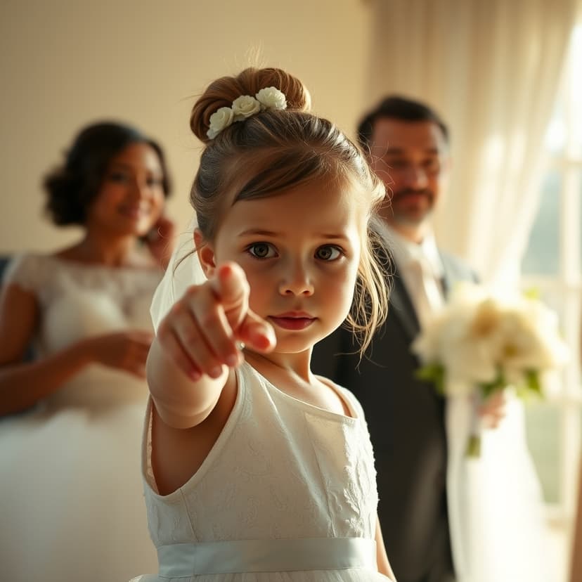 The Little Girl Pointed At The Bride And Revealed A Terrifying Family Secret