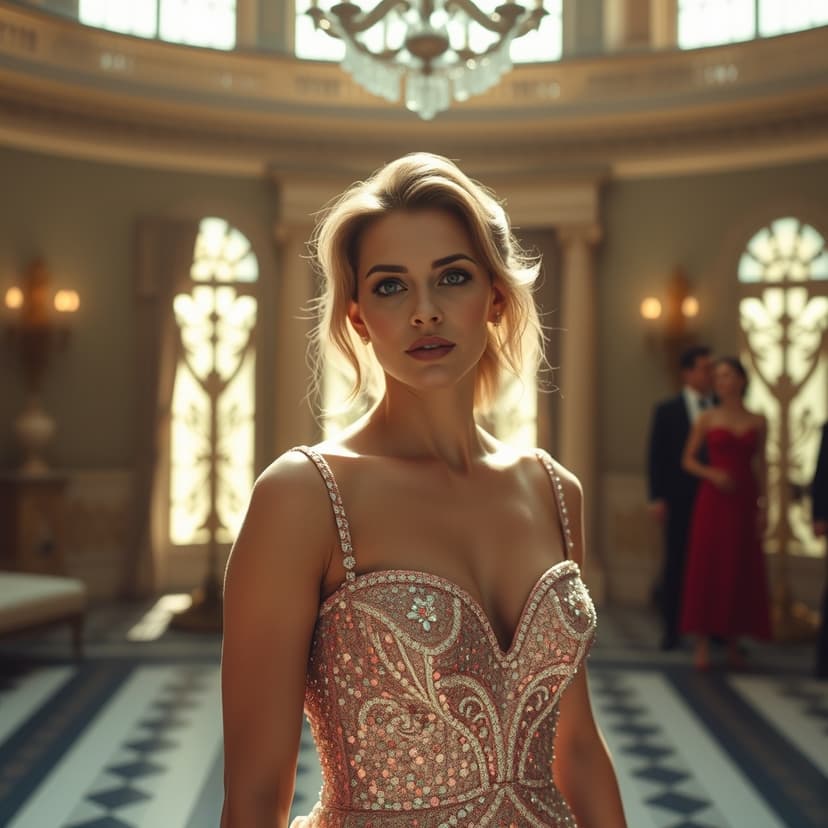 The Woman In The Sparkling Dress Was Banned From The Mansion Forever