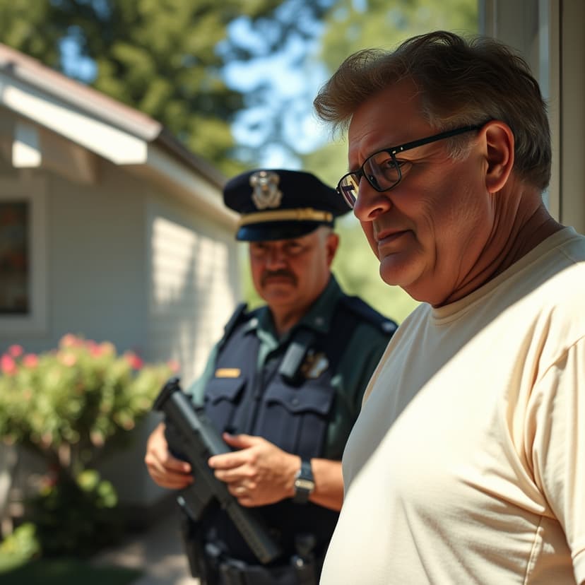 Dad Came Home With Police Just In Time To Save Us