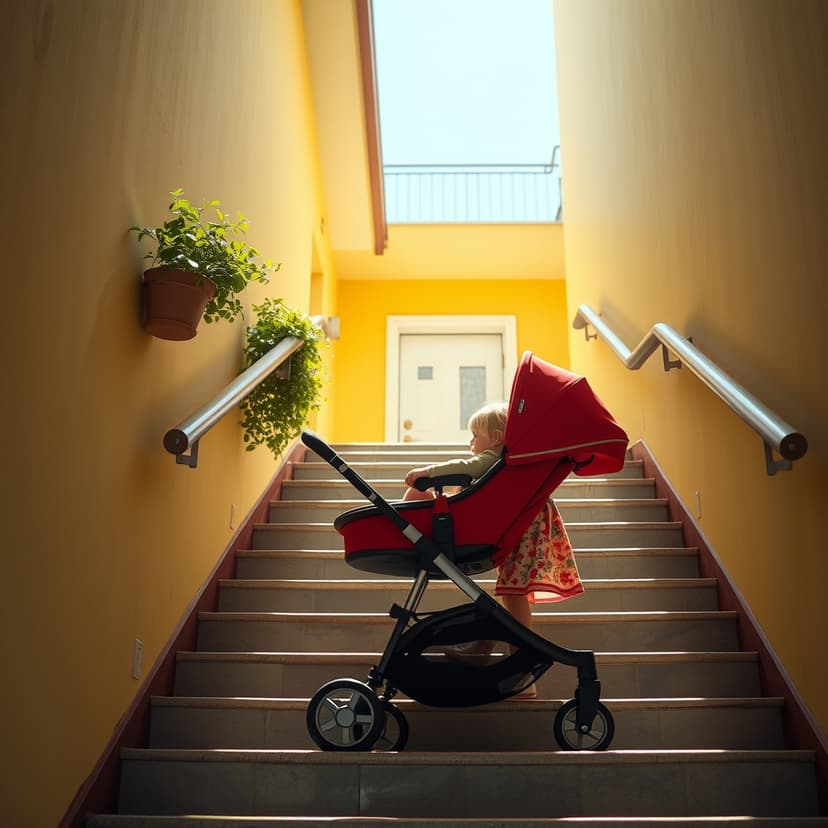 The Stroller She Tried to Push Down the Stairs