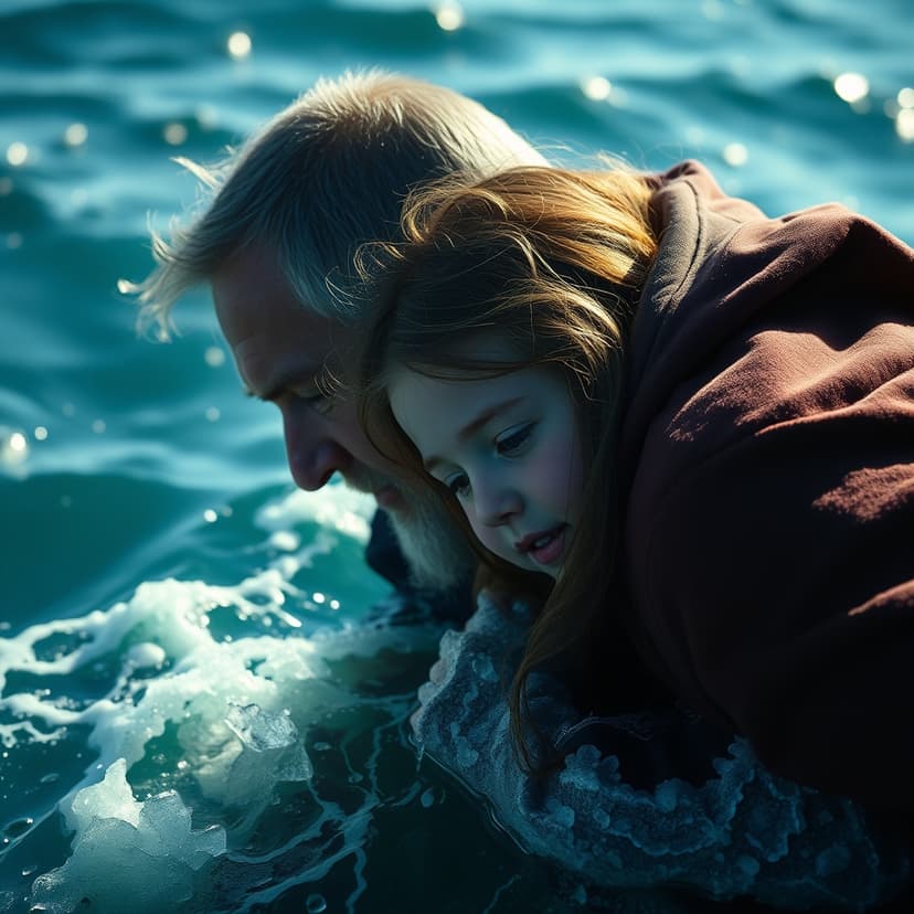 Left in the Freezing Ocean by the Father She Trusted