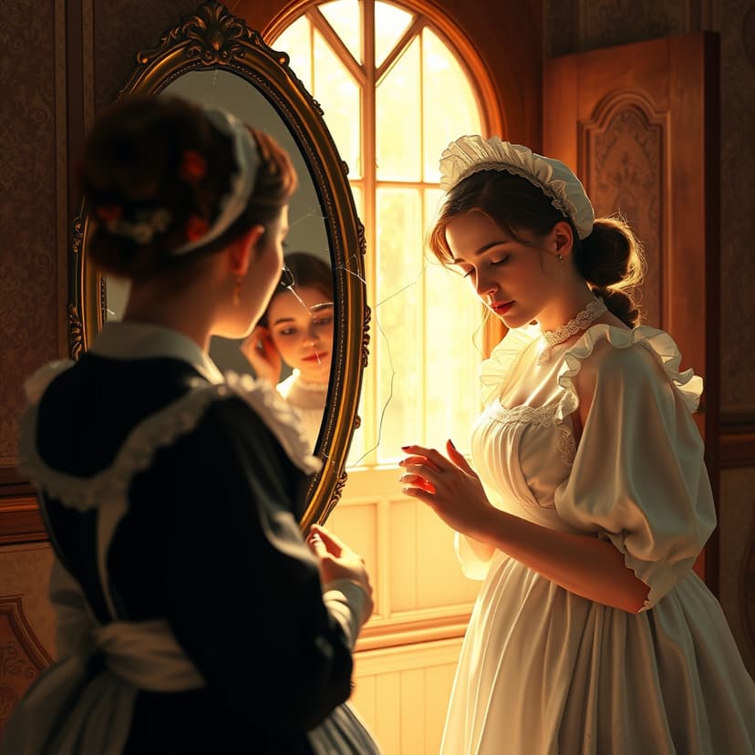The Broken Mirror and the Maid's Hidden Secret
