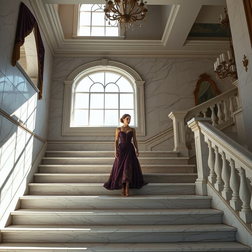 The Stepmother's Secret On The Marble Stairs