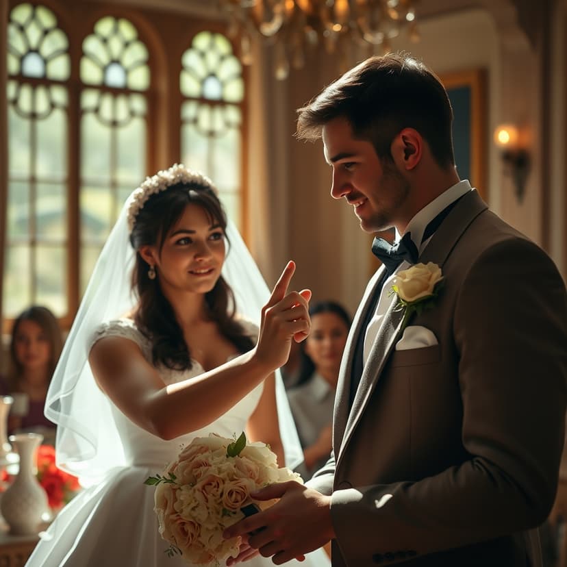 The Maid Held Up Her Ring, and the Groom Turned Pale