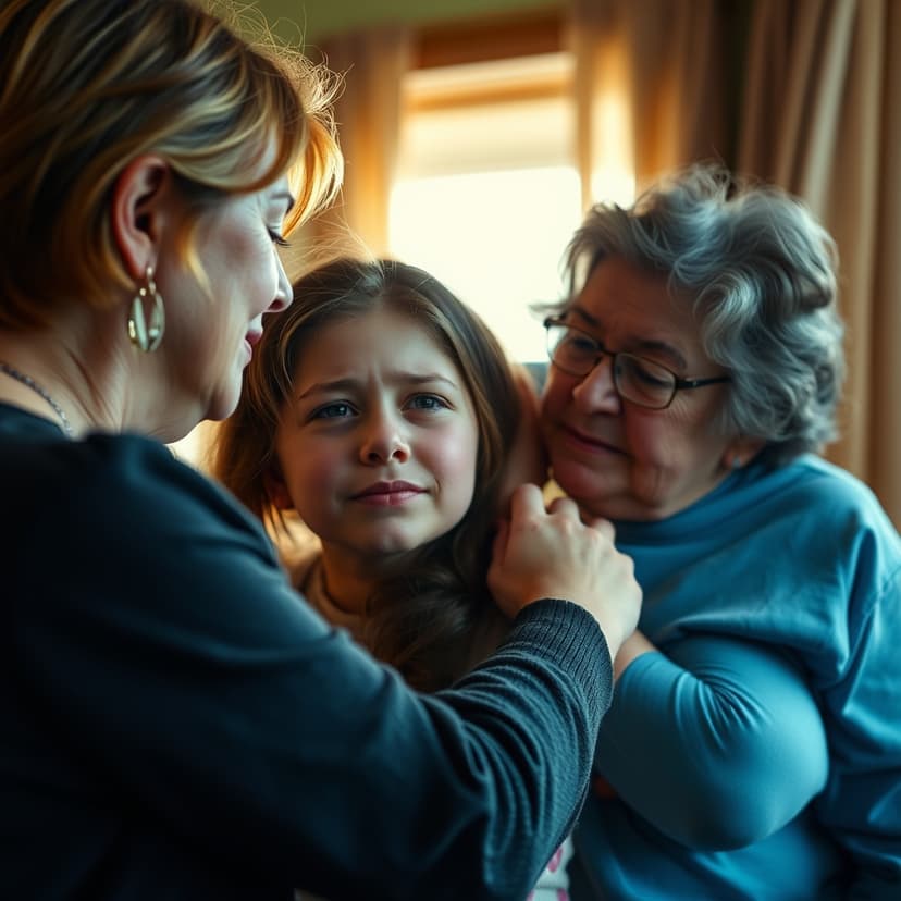 The Stepmother Hit My Crying Daughter