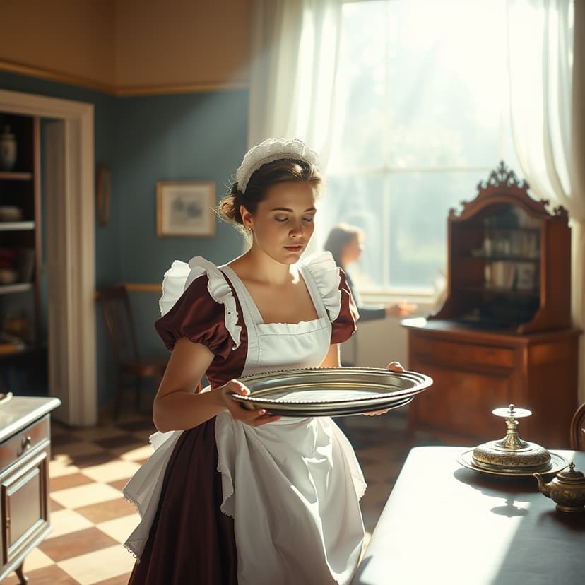 The Maid Who Dropped Her Silver Tray