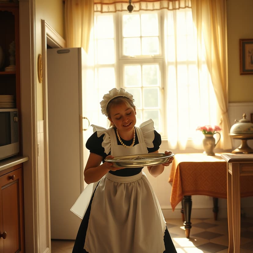 The Maid Who Dropped Her Silver Tray