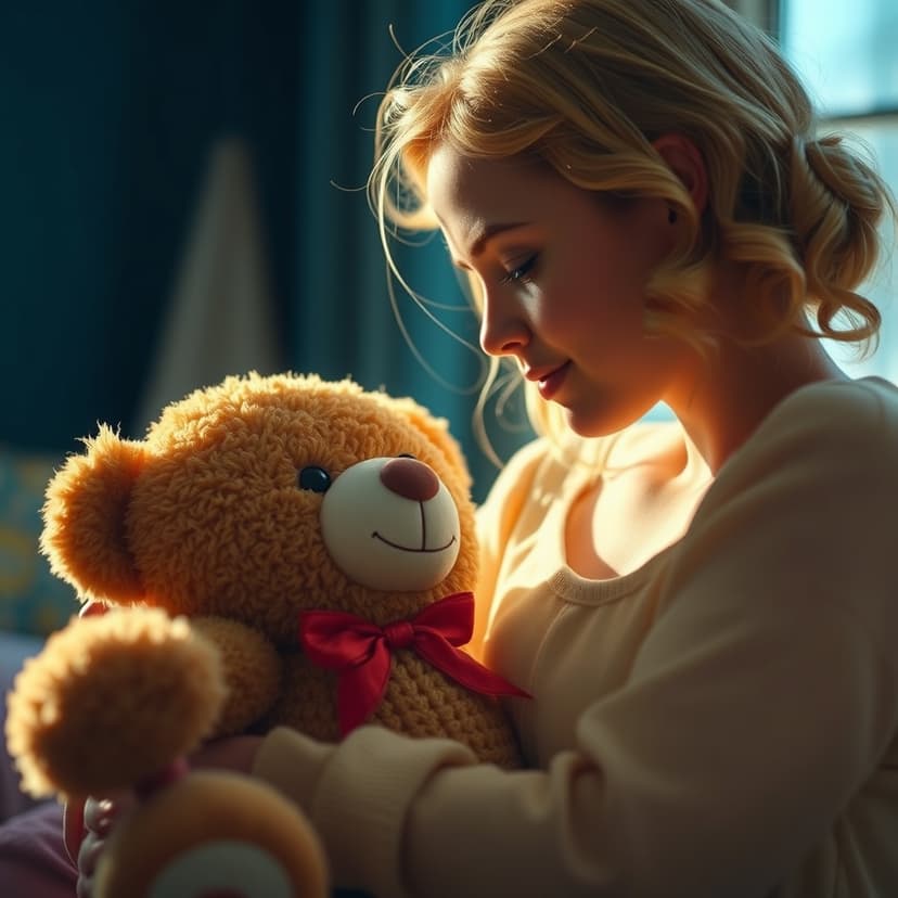 She Kept The Secret Teddy Bear Until He Found Her