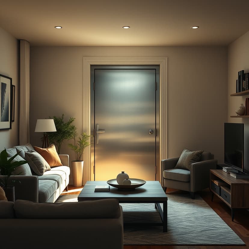 The Secret Steel Door Behind Our Living Room Wall