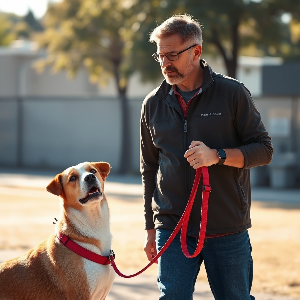 The Leash Around His Son