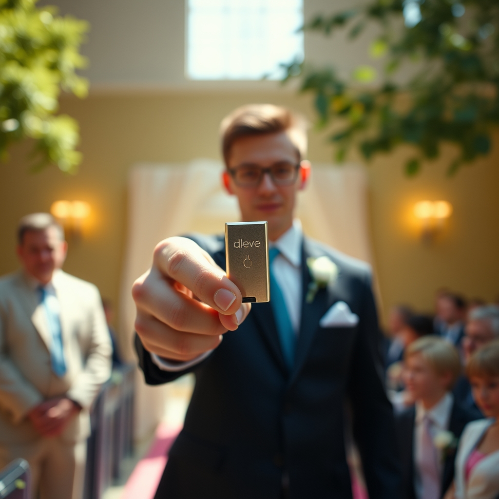 My Nephew Handed Me A Flash Drive Right Before My Wedding