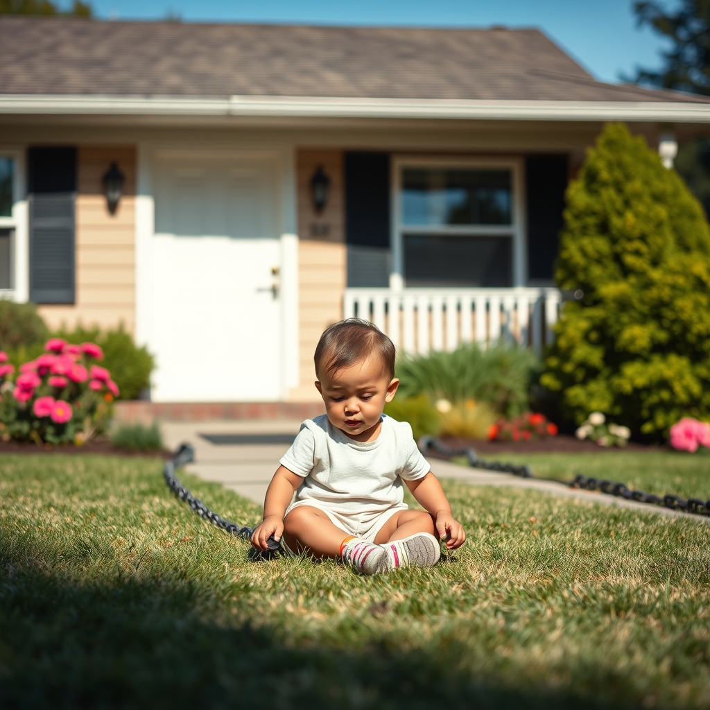 A Stepmother Chained My Toddler On The Front Lawn