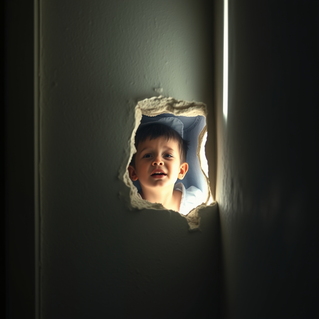 The Maid Found A Crying Boy Trapped Inside The Wall