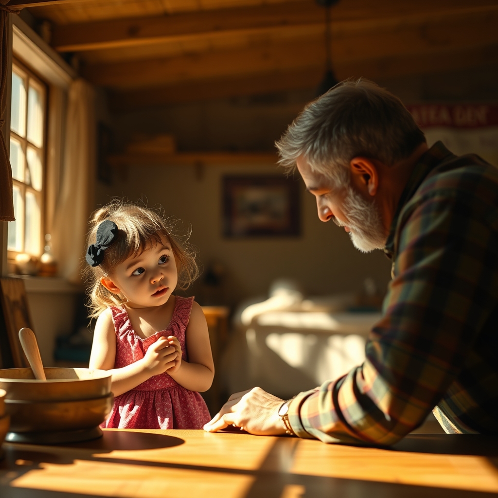 The Little Girl Was Punished Until Her Father Discovered Why She Was Helping Him